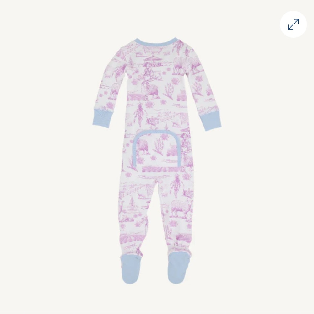 TBBC X BRITTINGHAM FARMS 0-6 months pajamas. NEW WITH TAGS - Picture 3 of 3